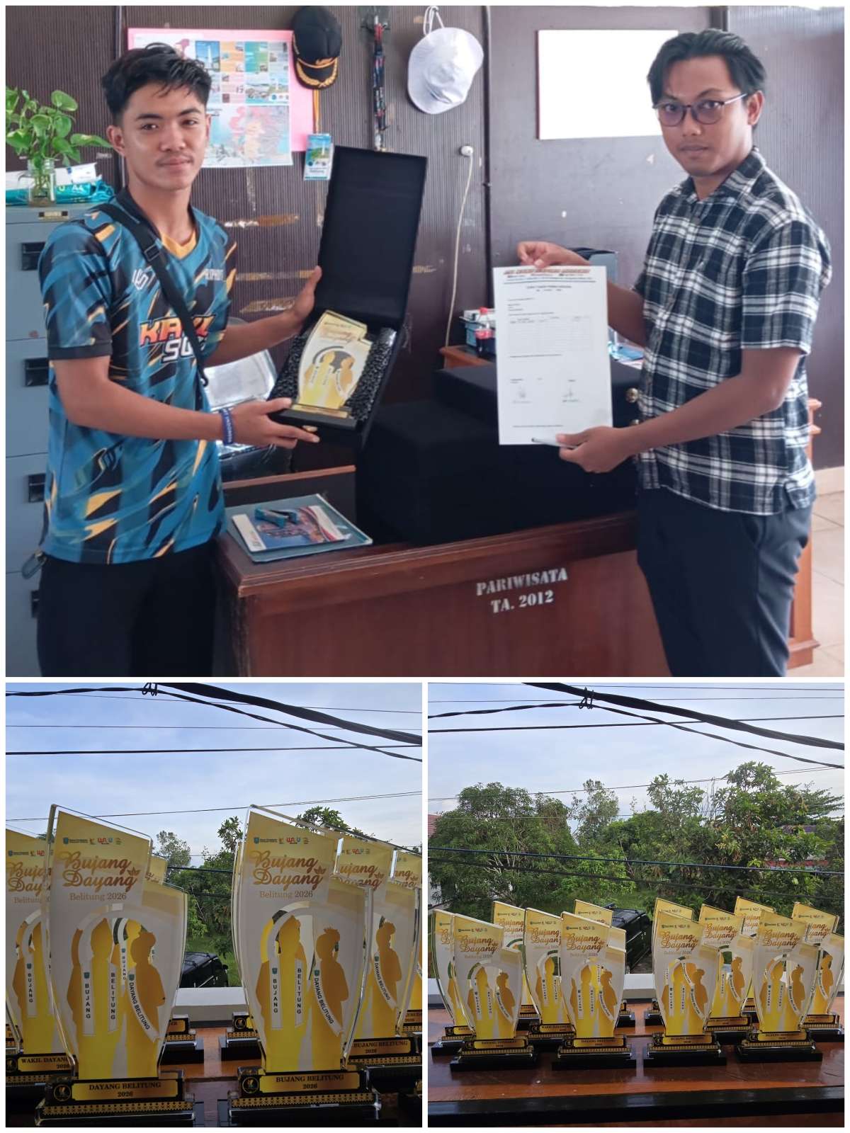 Pengantaran dan Serah Terima Thropy Bujang Dayang Belitung 2026